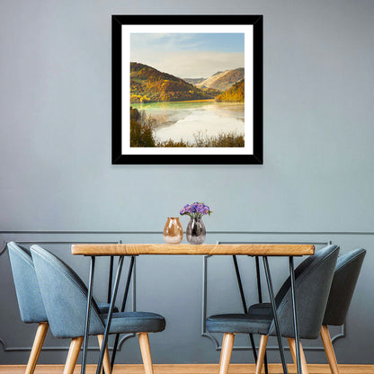 Bright Green Tailings Lake Wall Art