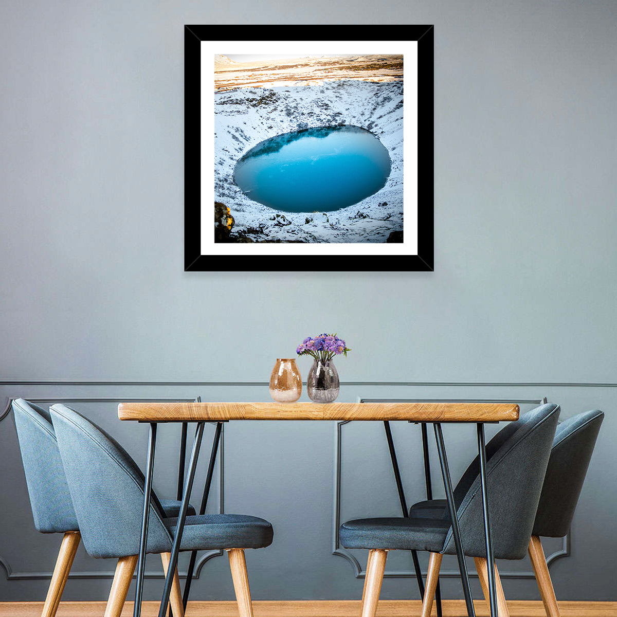Kerid Crater Lake Wall Art