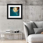 Autumn Moon with Milky Way Wall Art