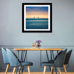 Øresund Bridge at Sunset Wall Art
