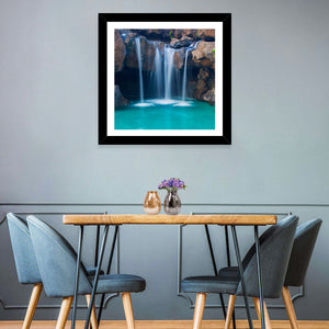 Waterfall Into Pool Wall Art