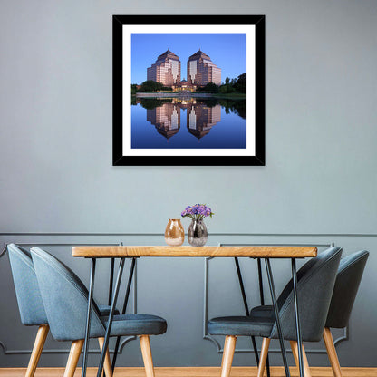 Carlson Towers at Dusk Wall Art