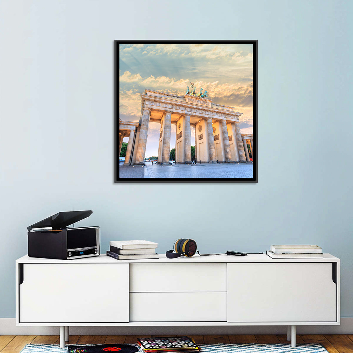Brandenburg Gate at Sunset Wall Art