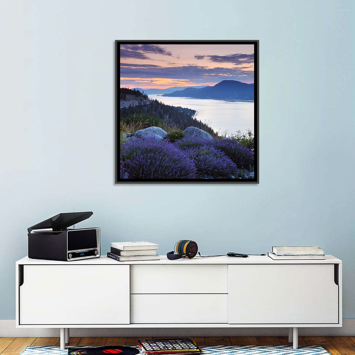 Okanagan Lavender Lake Wall Art
