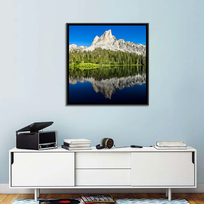 Sawtooth Peaks at Alice Lake Wall Art