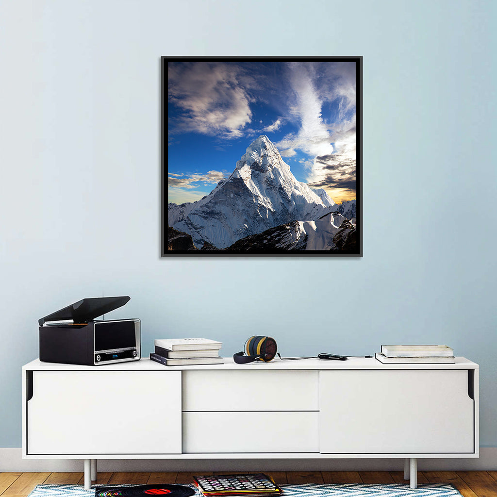 Ama Dablam at Golden Dusk Wall Art