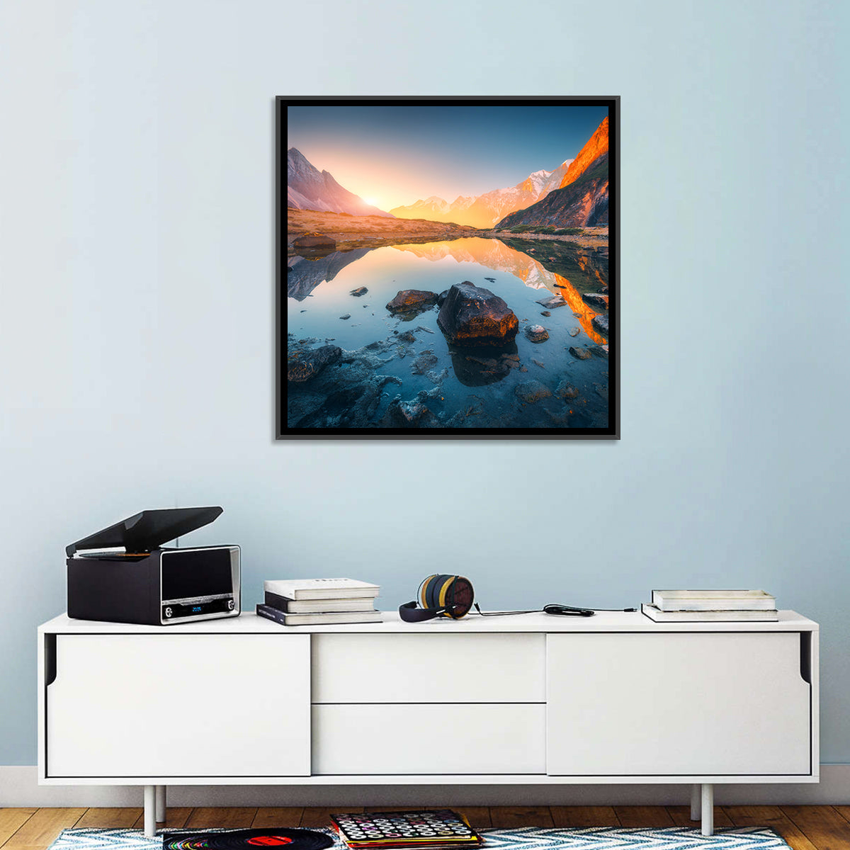 Himalayan Lake Reflections Wall Art