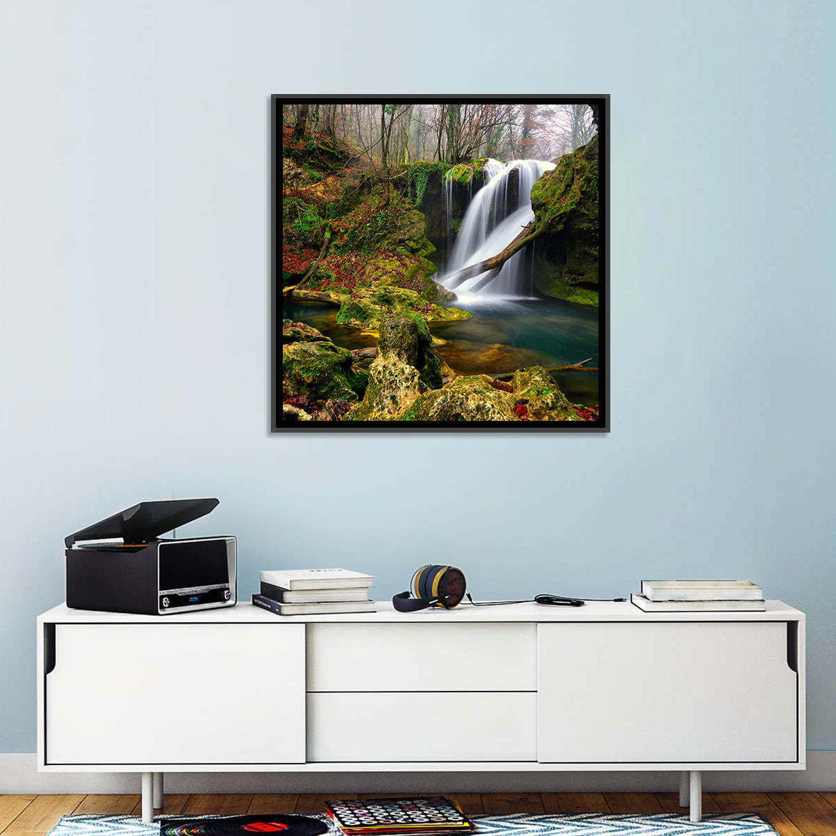Cheile Nerei Park Waterfall Wall Art