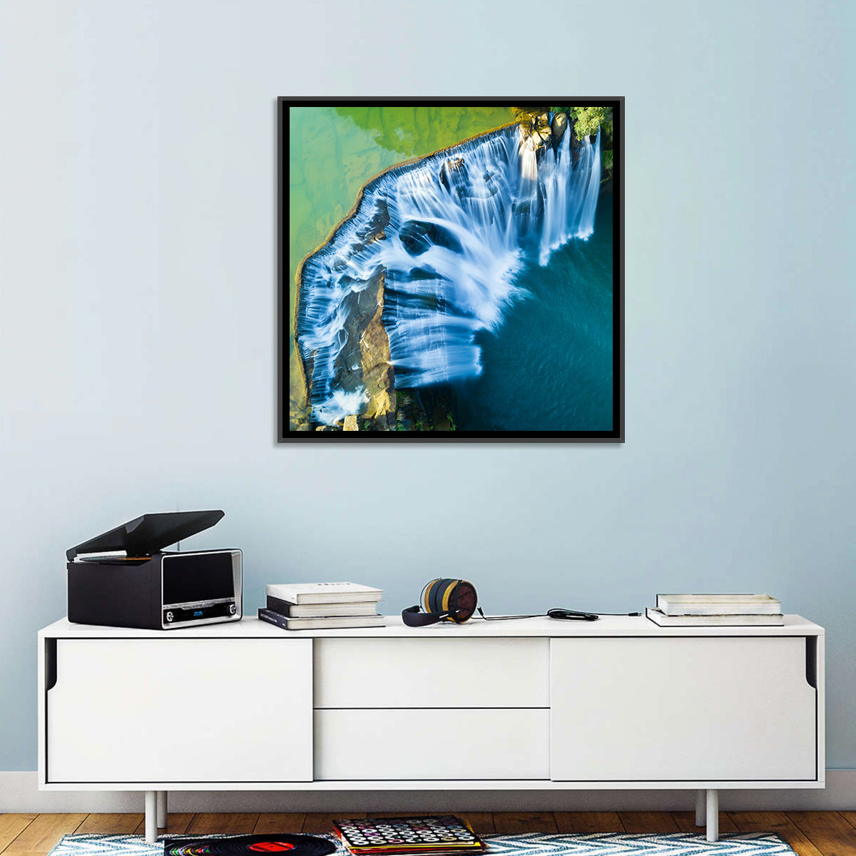 Shifen Waterfall Aerial Wall Art