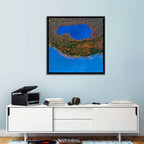 Autumn Forest Lake Wall Art