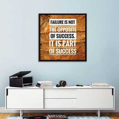 Failure Is Part of Success, Rock Texture Wall Art