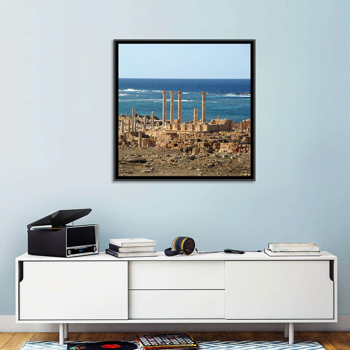 Leptis Magna Coastal Ruins Wall Art