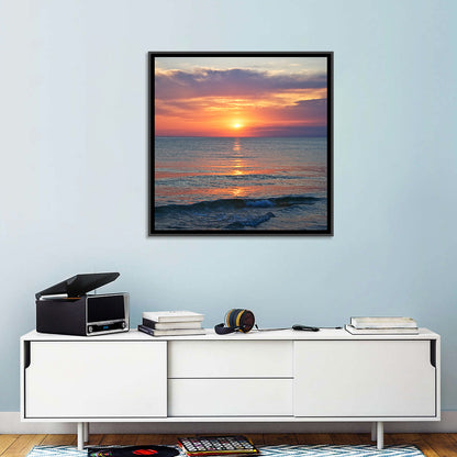 Lake Michigan Sunset Reflection Wall Art