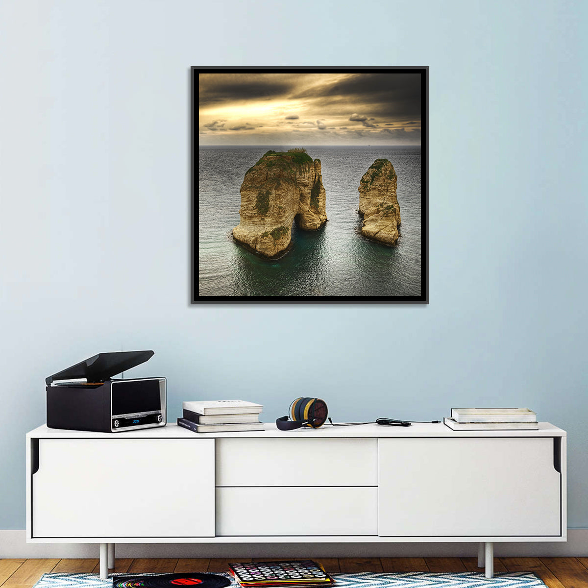 Pigeon Rocks, Raouché Wall Art