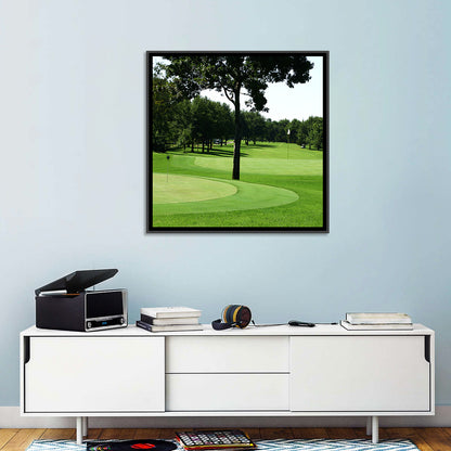 Oklahoma Golf Course Greens Wall Art