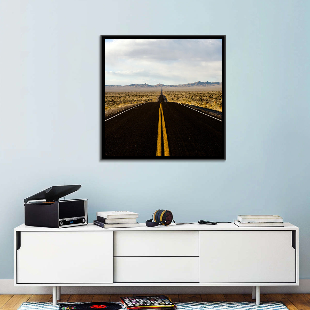 Nevada Desert Highway Wall Art
