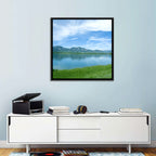 Boulder Reservoir and Flatirons Wall Art