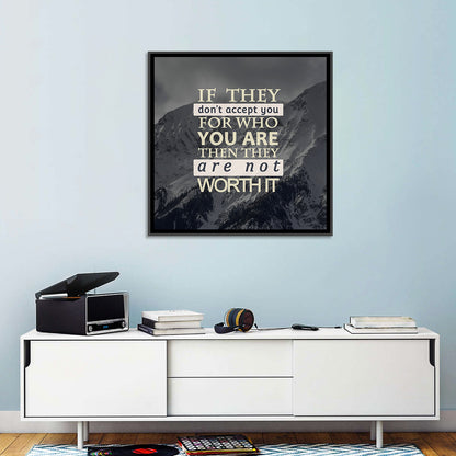 They Are Not Worth It I Wall Art