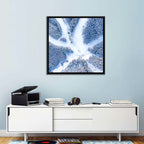 Birds-eye Ski Resort Landscape Wall Art
