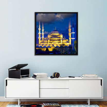 Sultanahmet Camii at Twilight Wall Art