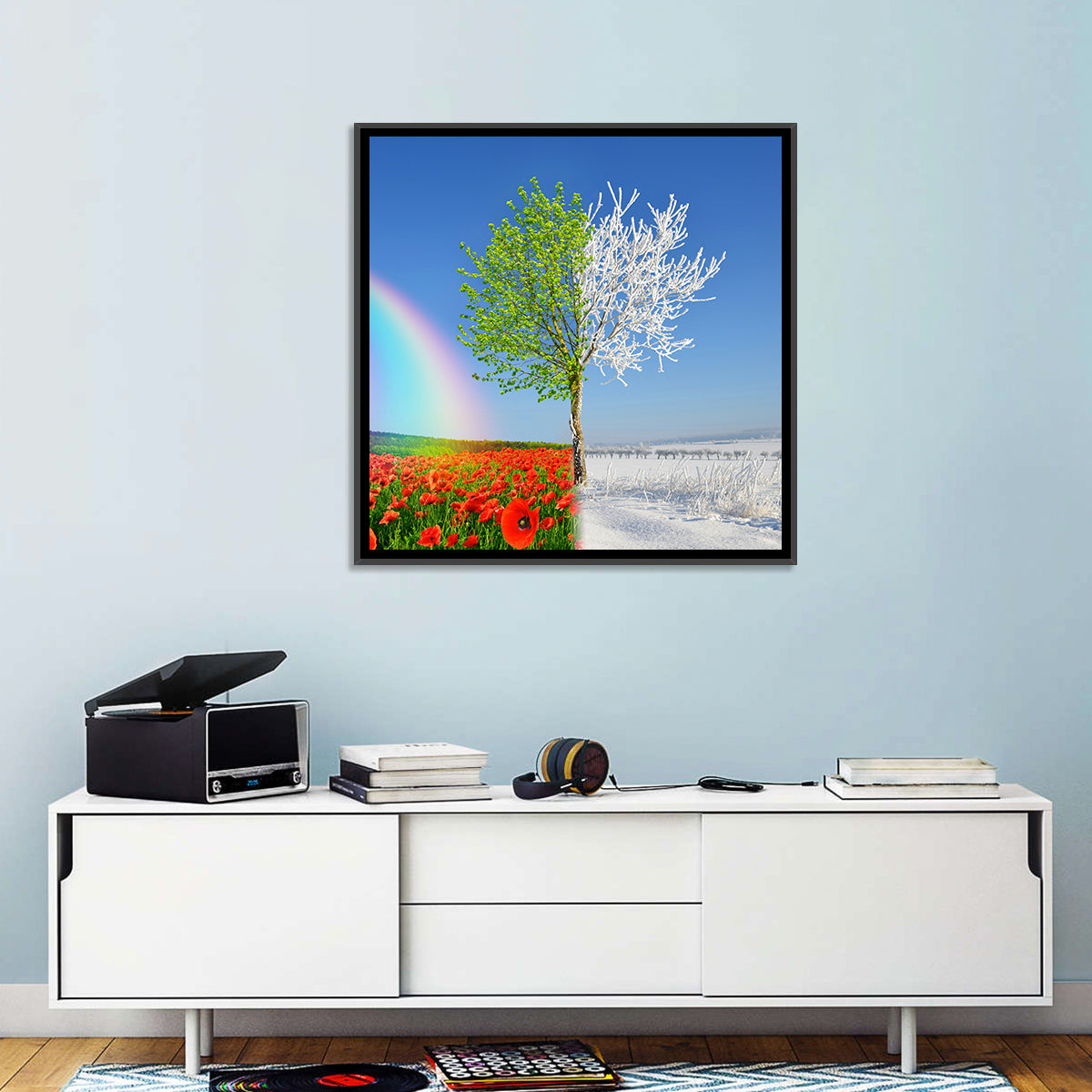 Seasonal Split Landscape Wall Art