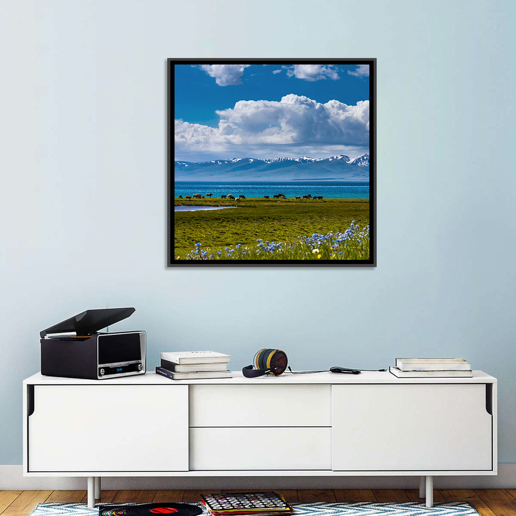 Song Kol Wildflower Shore Wall Art