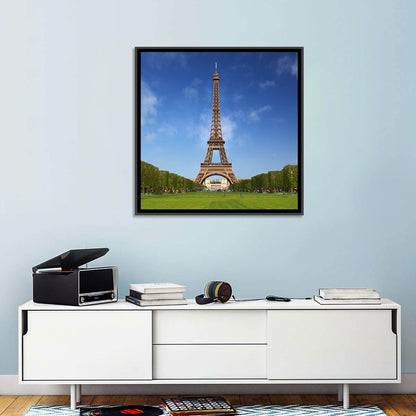 Eiffel Tower Park View Wall Art