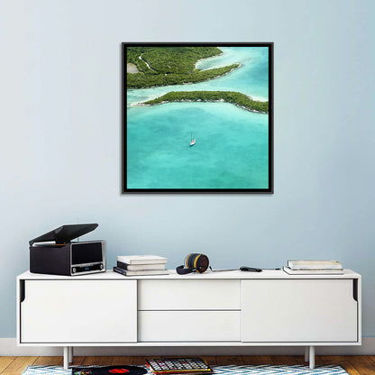 Turquoise Bahamas Islands Wall Art