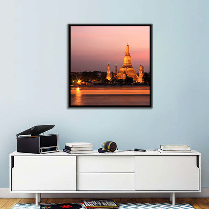 Wat Arun at Dusk Wall Art