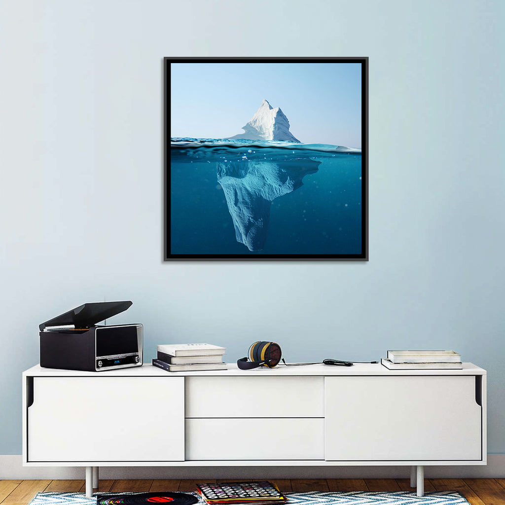 Split-level Iceberg Wall Art