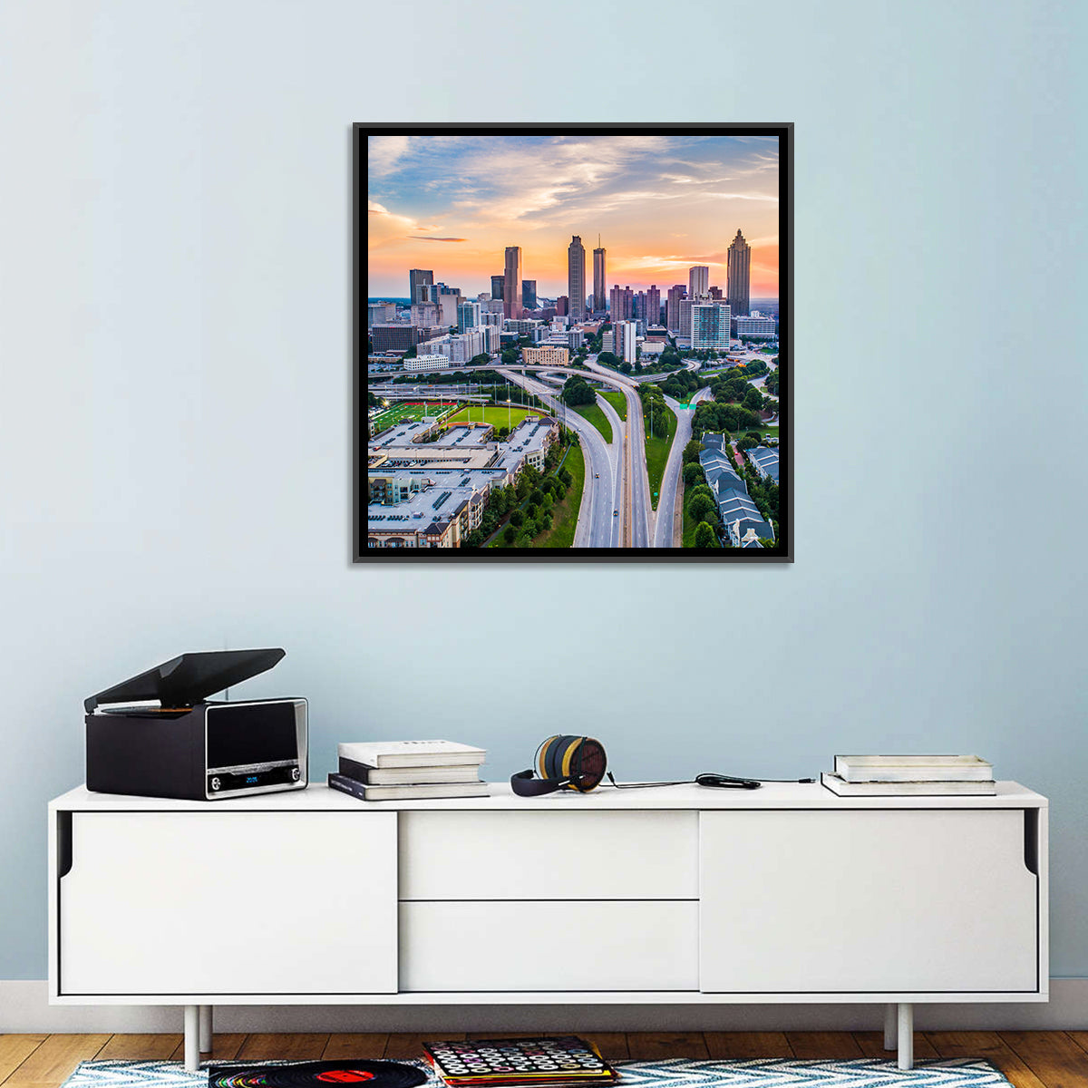 Downtown Atlanta Skyline Wall Art