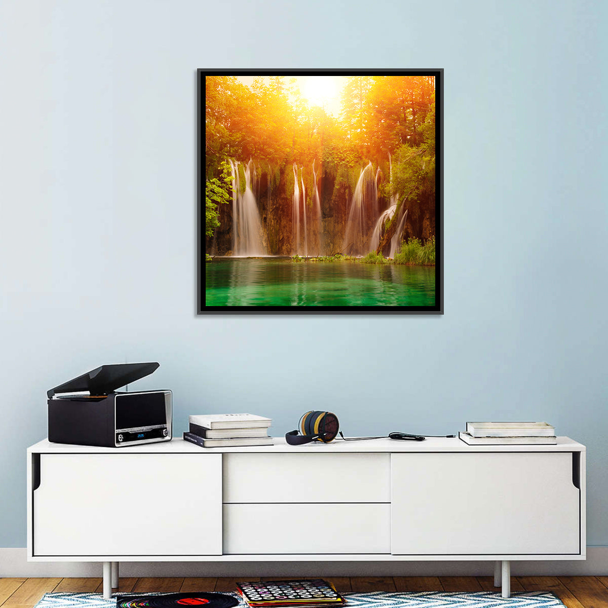 Plitvice Lakes Waterfalls Wall Art