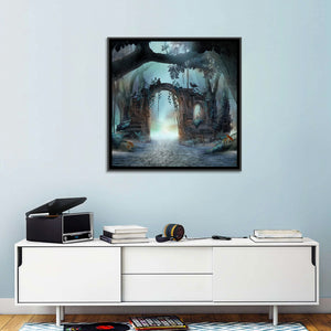 Enchanted Foggy Forest Wall Art