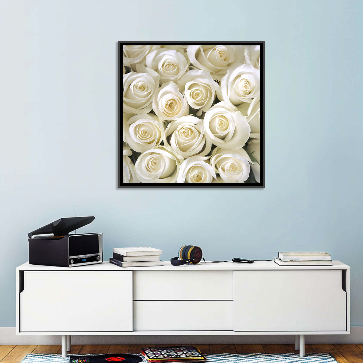 Silky Roses Wall Art