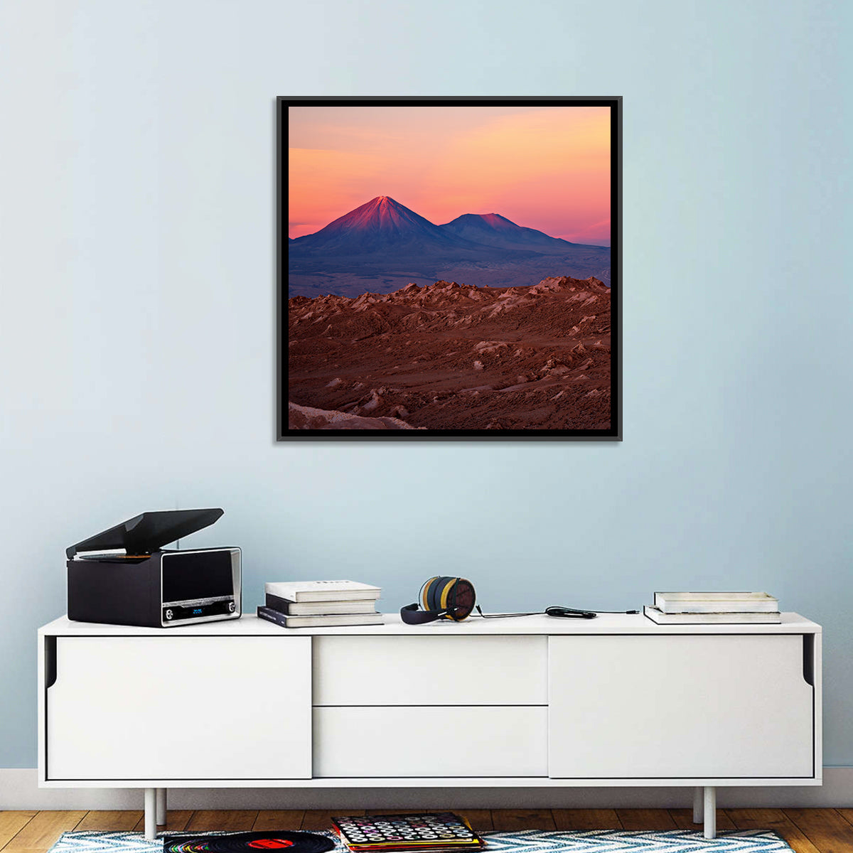 Valle De La Luna, Licancabur Volcano Wall Art