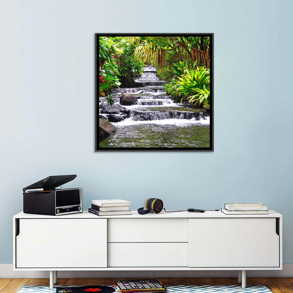 Tabacon Tiered Hot Springs Waterfall Wall Art
