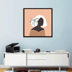 Modern Woman Silhouette Wall Art