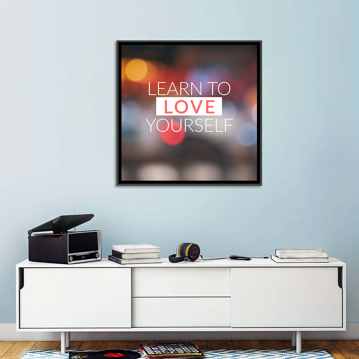 Learn to Love Yourself Wall Art