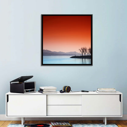 Lake Geneva Sunset Reflection Wall Art