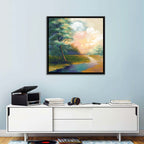 Spring Forest Sunrise Wall Art