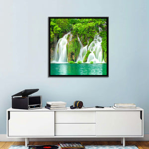 Plitvice Waterfall Wall Art