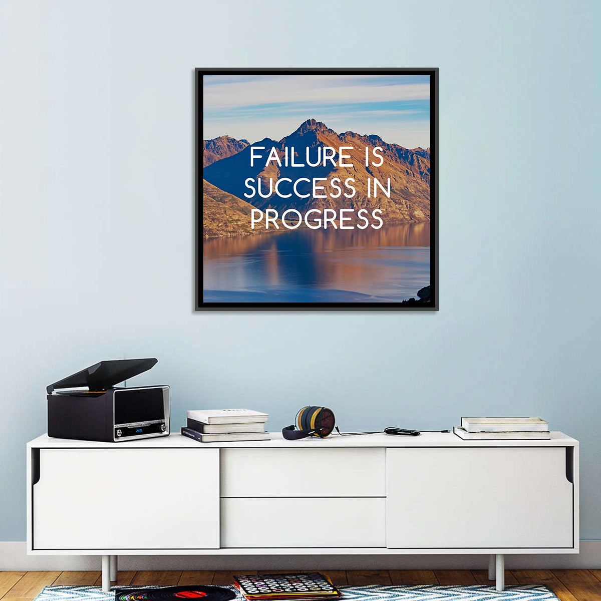 Failure Is Success in Progress Wall Art