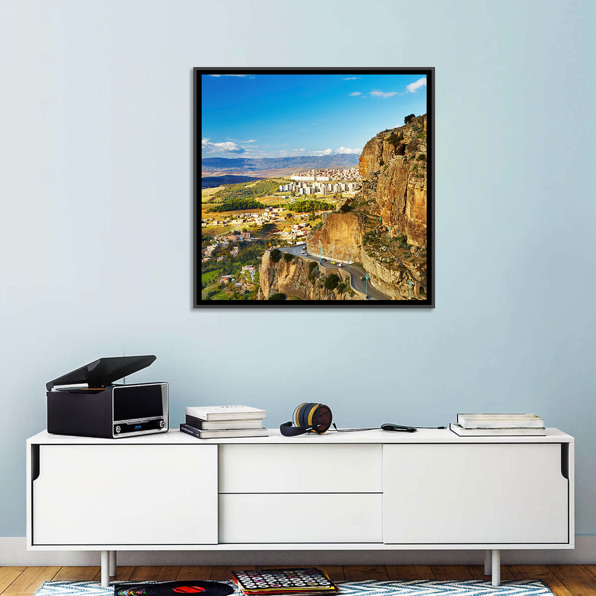 Constantine Cliffside at Golden Hour Wall Art