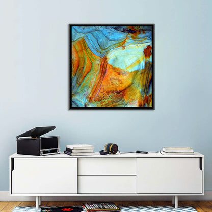 Agate-inspired Rock Pattern Wall Art