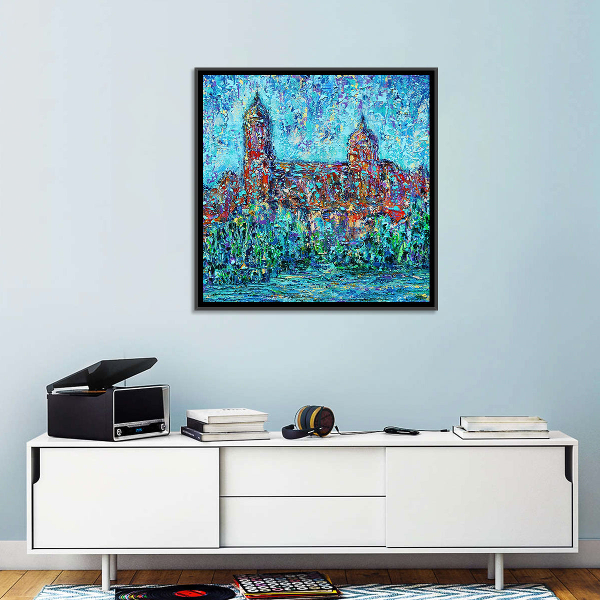 Salamanca Dual Domes Reflection Wall Art