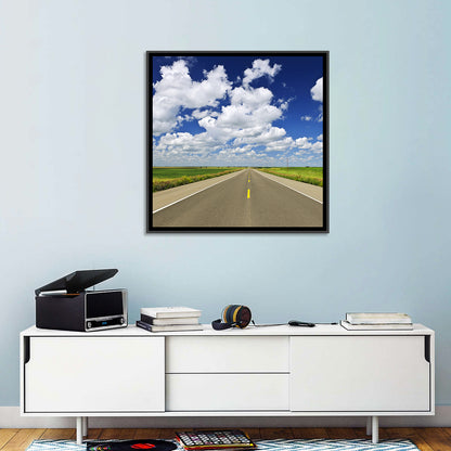 Saskatchewan Prairies Highway Wall Art