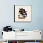 Balanced Palm Leaf Abstract Wall Art