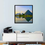 Yangshuo Reflection on Li River Wall Art