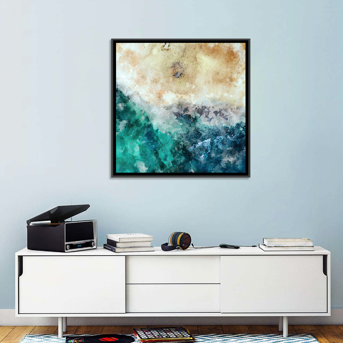 Aerial Beach Abstract Wall Art