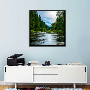 Bavarian Forest River Wall Art